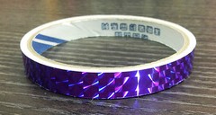 7 Prism TAPE Coloured Xmas Wrapping CHOOSE COLORS Silver Red Gold Green Chrismas