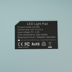 LED Bright Light Pad Portable Wireless Light Board Light Pad ABS 3000-6500K