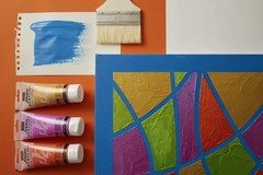 Studio Acrylics Iridescent Orange-Yellow Fine Acrylic Paint 100 ml Tube