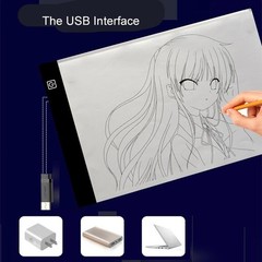 New LED Drawing Copy Pad 3 Level Dimmable Board Animation Painting Toy