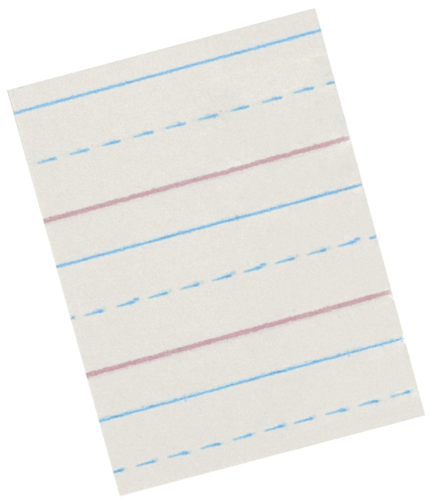 500 Sheets 10.5×8 inch Zaner-Bloser Paper 1/2 Inch Ruled Handwriting