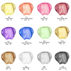 Acrylic Paint Set, 12 Metallic Colors Bottles (59ml / 2oz) Art Craft Paints f…