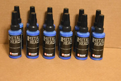 12 Blue Metal Head 4mm Paint Markers 2Oz Crafts Metal Wood Marking Auto Salvage