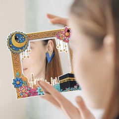 5D DIY Diamond Painting Kit Acrylic Material DIY Special Shape Diamond Art Mi…
