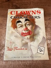Vtg CLOWNS & CHARACTERS LEON FRANKS Art Instruction How To Draw Foster Book #62