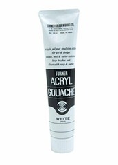 Turner color acrylic gouache white AG100001 100ml