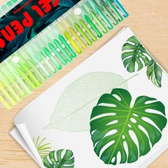 90 Pack Green Tone Gel Pens 30 Pen With 60 Refills 40% More Ink Color Set