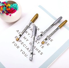 Metallic Markers Pens – Silver and Gold Paint Pens for Black Paper, Glass, Ro…