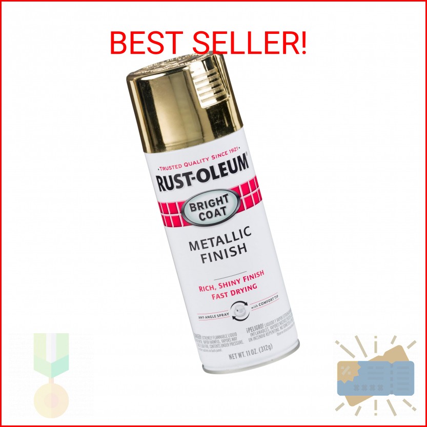 Metallic Gold Spray Paint – Rust-Resistant, 11oz