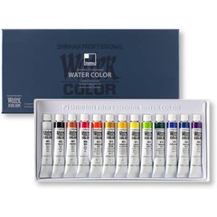 SHINHAN Professional Watercolor Paint 7.5ml Tubes 13 Color Set