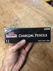 Prang Drawing Charcoal Hard Pencils 60000 Nos Old Stock Brand New 1 Box
