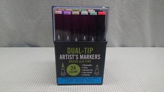 Studio Series Dual Tip Professional Grade Artist Alcohol Markers 24 Pack/Colors