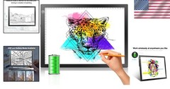 Rechargeable Acrylic Light Box with Adjustable Brightness – Perfect for Crafting