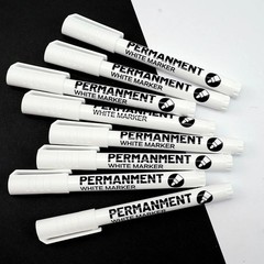 White Marker Laundry Pen Deep Fabric Permanent For Clothes Shoes Water Based