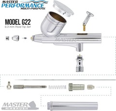Professional-Grade Airbrush Set with High-Performance Compressor & 1/3 oz Cup