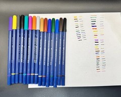 Tombow ABT Dual Brush Pens 18/15 Staedtler MarsGraphic 3000 Duo Color Brush
