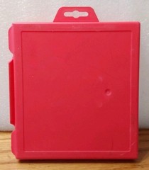 Crayola Markers 8pc Carry Case Storage Holder Vintage Red
