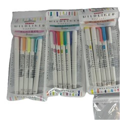 Zebra Mildliner Highlighter 35 Colors Set Gift Box WKT7-35C Double-Sided Lot 7