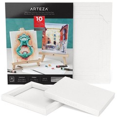 Watercolour Canvas Pads 50 Sheets total 300gsm 11″ x 14″ (7″ x 8.6″ Folded)