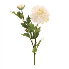 Set of Six 26″ White Ivory And Green Artificial Flowering