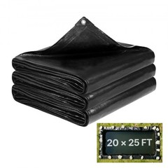 20 x 25 ft Pond Liner, 14 Mil Thickness, 3-Layer Reinforced PE Fish Koi Pond…