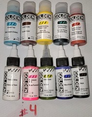 Golden Acrylic Mixed Paint Lot #4