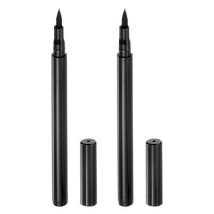 2pcs Fabric Markers Permanent Paint Textile Pens Fine Tip Dark Green, Black