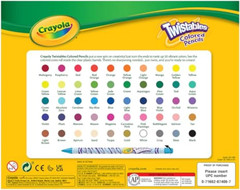 Crayola Twistables Colored Pencil Set for Kids (50Ct), No Sharpen Coloring Book
