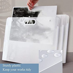 Plastic Art 2pcs set(22.44×17.32” and 17.32×13.22”), semi-transparent