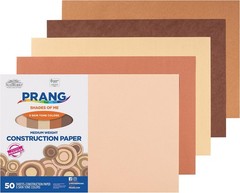 Formerly SunWorks Shades of Me Construction Paper 5 Assorted Skin Tone Colors