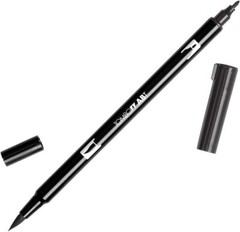 Dual Brush Pen Art Markers, Black N15, 6-Pack