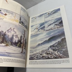 Watercolors Step by Step Kolan Peterson Vintage Art Book #205 JG