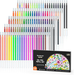 Gel Pen Refills, 120 Colors (No Duplicates) Gel Pen Refills, 7 Color Types for K