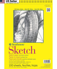 Strathmore 300 Series Sketch, 9×12 inch, White