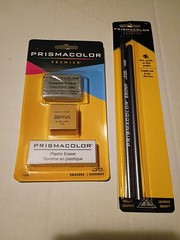 Prismacolor & Staedtler Pencil Lot Graphite + Watercolor + Erasers Art Starter