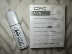 Single WIDE Copic marker (C3) cool grey
