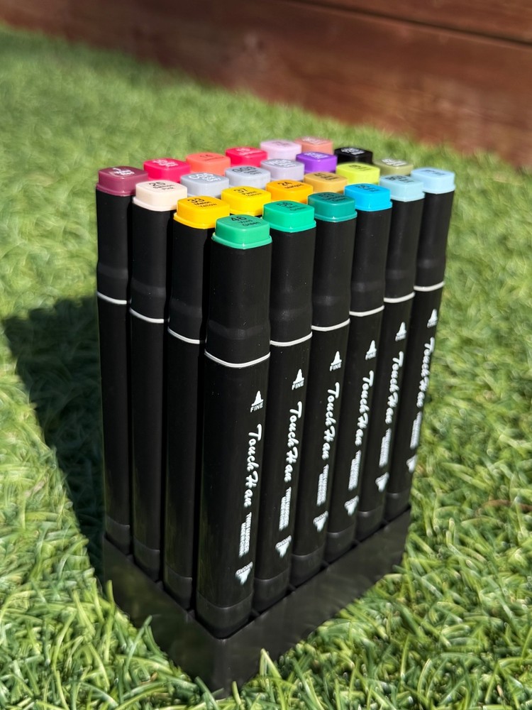 Touch Set of 24 Dual Tip Markers – Vibrant Colors for Artistic Expression and