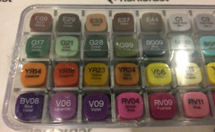 TOO Copic Classic Marker Pencils 72A A Set Color Art Manga Comic Anime Japan NEW