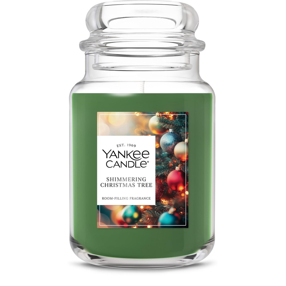 Yankee Candle Shimmering Christmas Tree, Large Jar, Tree