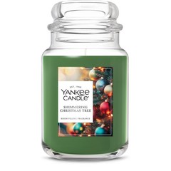 Yankee Candle Shimmering Christmas Tree, Large Jar, Tree
