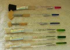 Lot OF 6 Royal Soft Grip Brushes ~ Never Used