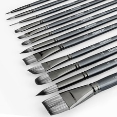 Artist Paint Brush Set of 12 for Watercolor Acrylic Gouache Oil and Tempera P…