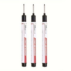 Deep Hole Long Nib Head Thin Marker Metal Pen Waterproof Multi-Purpose