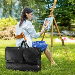 Acshio Art Portfolio Backpack, Large 24”L x 18”W x 18”W, Black