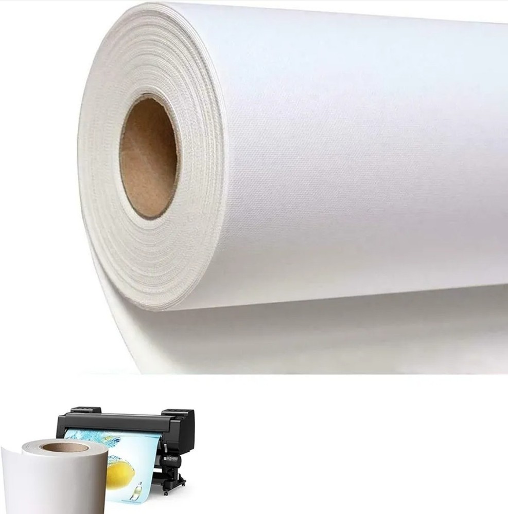 24 Inch Polyester Artist Canvas Roll – 240GSM Waterproof Canvas Paper for Inkjet