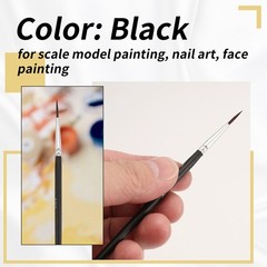 60pcs Detail Paint Brushes, Fine Tip Paint Brush with 3 Sizes 0 00 000 3476