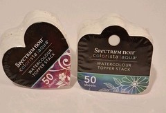 Spectrum Noir WATERCOLOR TOPPER PACK 50 Sheets Qty 2