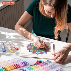 Ultimate 160 Color Glitter Gel Pens with Refills – For Art, Journaling & Crafts