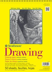 Strathmore 300 Spiral Drawing Pad 9X12 50Sh