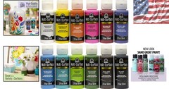 Vibrant 12-Color Non-Toxic Acrylic Craft Paint Set – Satin Finish, 2 oz Bottles